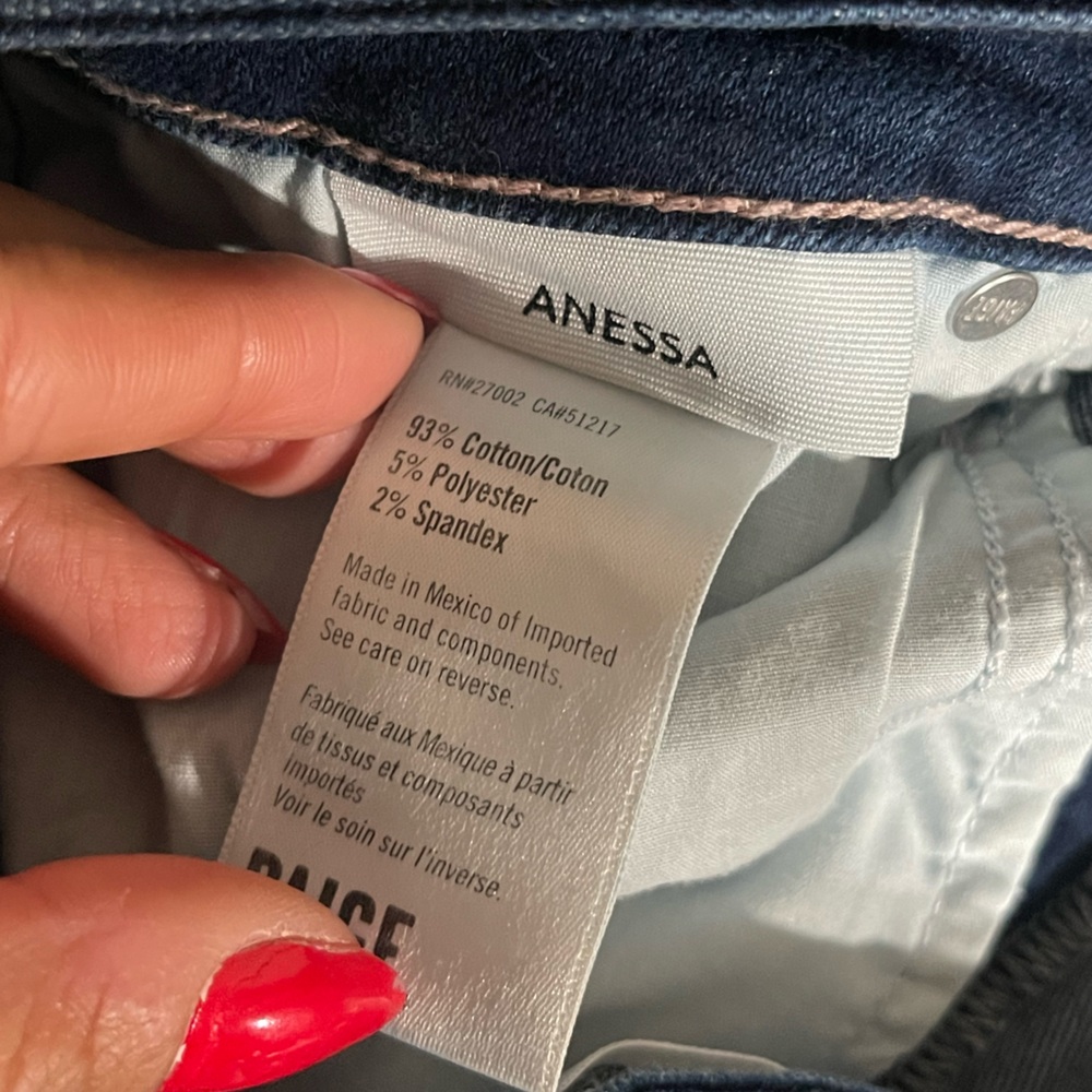Paige | Anessa High Rise Wide Leg Jeans Size: 27 - Picture 5 of 6
